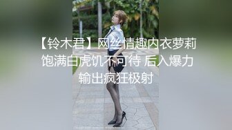 【铃木君】网丝情趣内衣萝莉 饱满白虎饥不可待 后入爆力输出疯狂极射